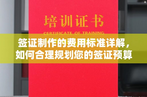楠西签证制作的费用标准详解，如何合理规划您的签证预算